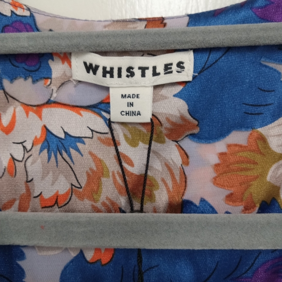 NWT Autumn Bloom Devore Wrap Dress from Whistles - Picture 8 of 11